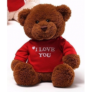 ADD-BE29  I LOVE YOU 我愛你 深啡色泰迪熊  ADD-BE29  I LOVE YOU 我愛你 深啡色泰迪熊